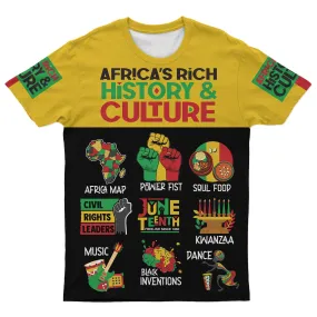 Africa's Rich History And Culture T-shirt