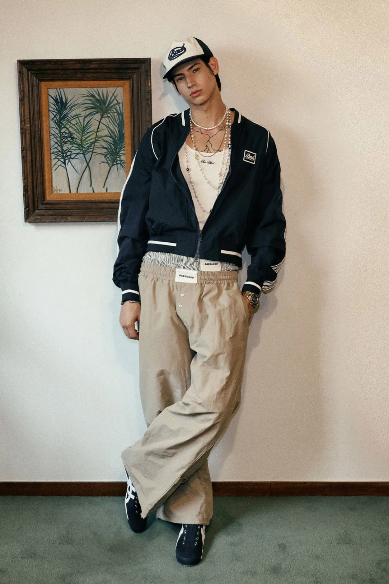 Badblood Billy SS Track Jacket Navy