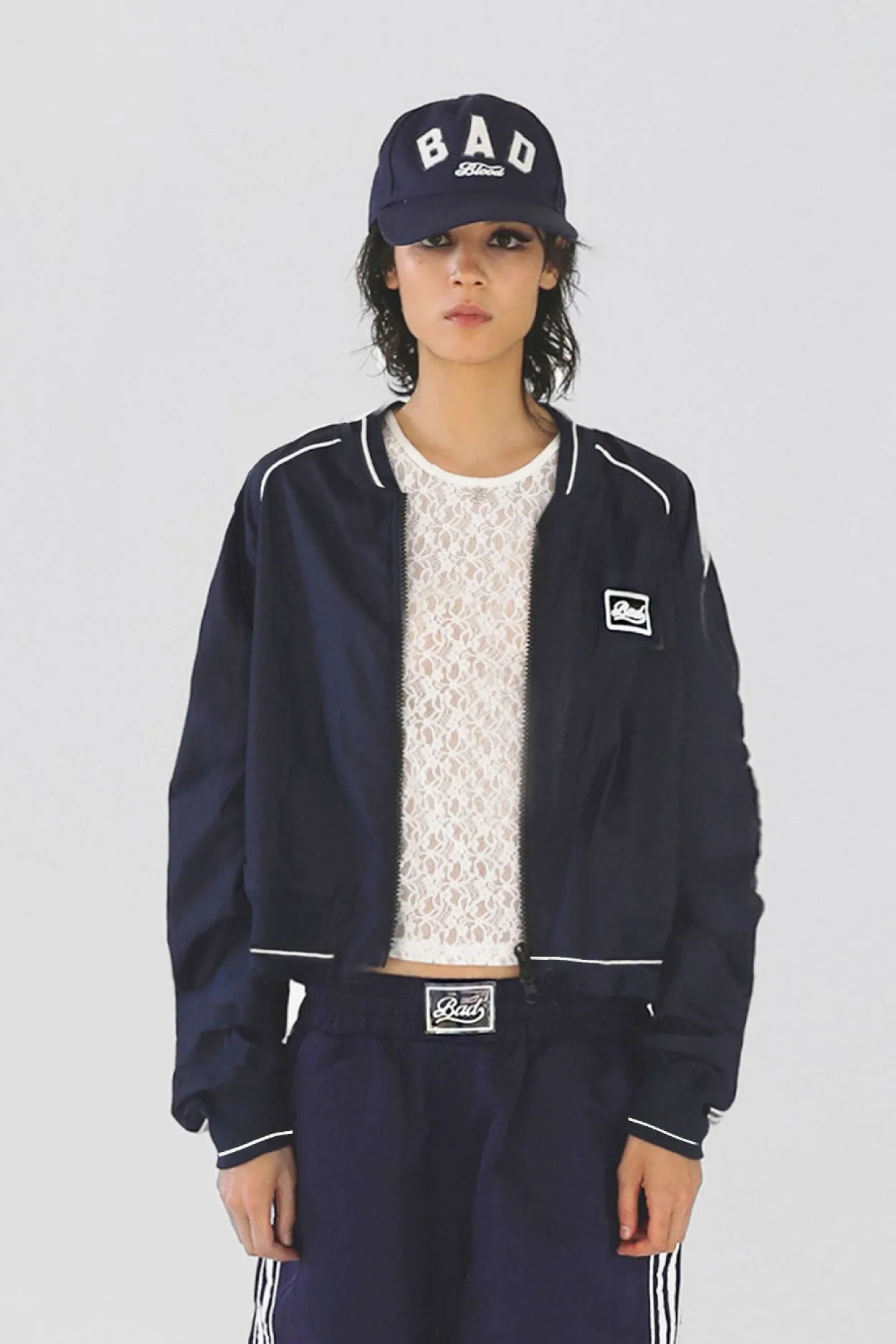 Badblood Billy SS Track Jacket Navy