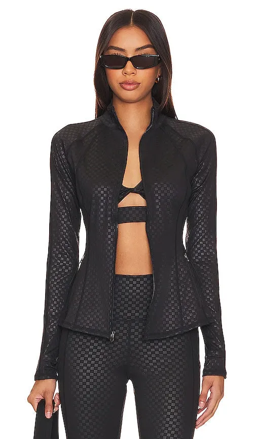 BEACH RIOT Reina Running Jacket in Black