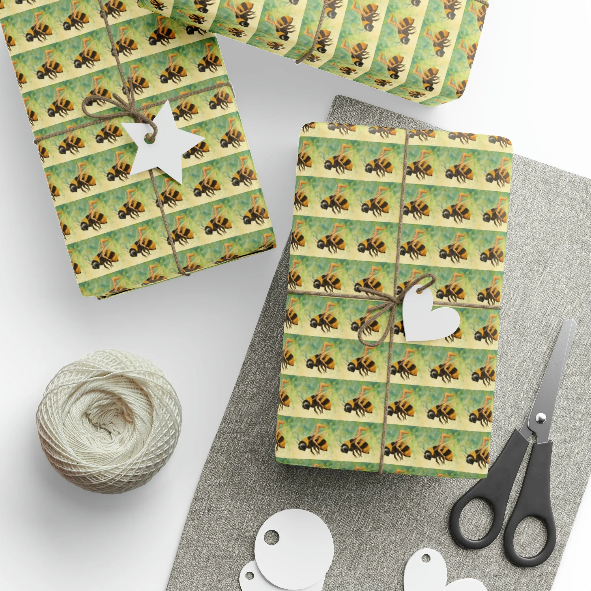 Bee Girl Wrapping Paper