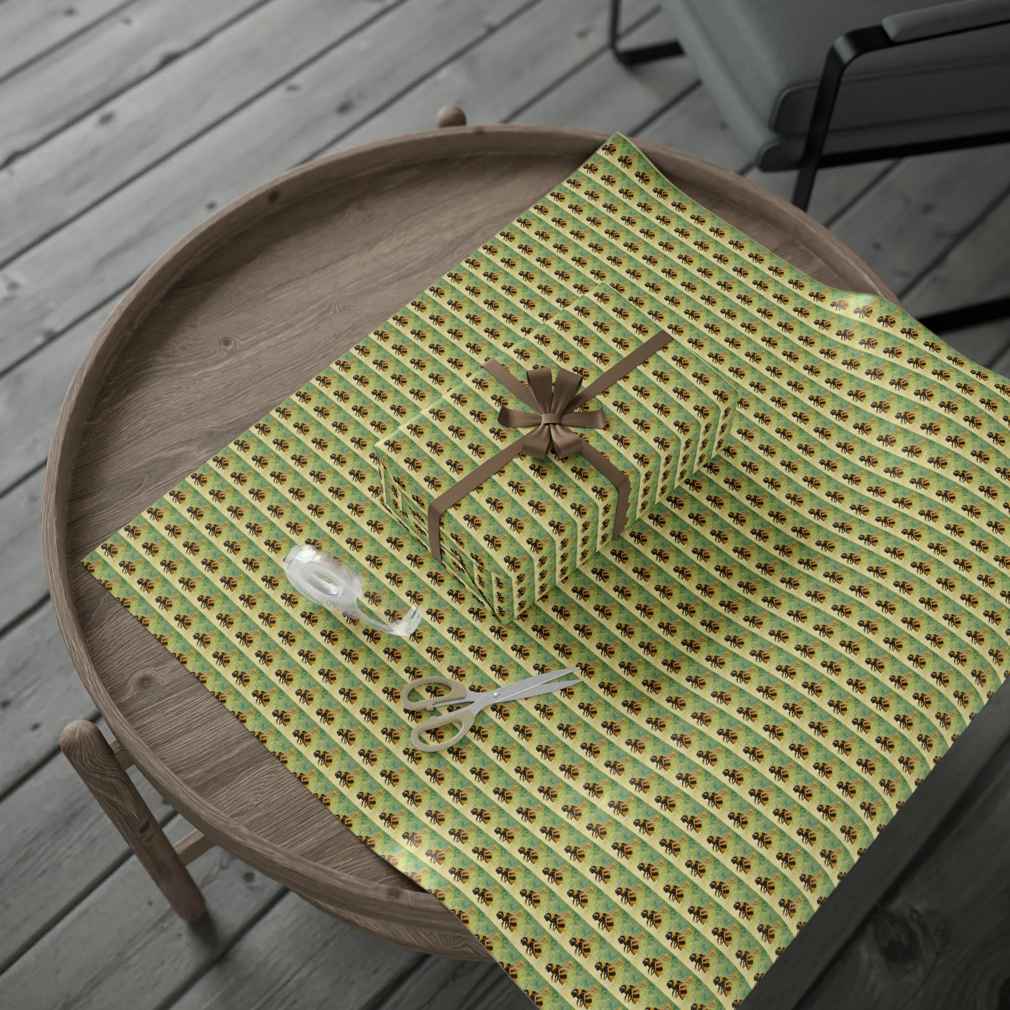 Bee Girl Wrapping Paper