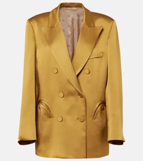 Blaze Milano Milano Novalis double-breasted satin blazer