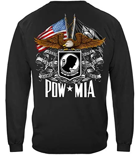 Double Flag Eagle Pow T Shirt