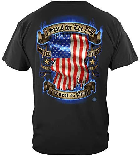 Double Flag Eagle Pow T Shirt
