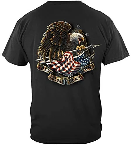 Double Flag Eagle Pow T Shirt