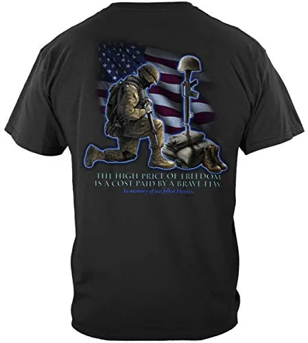 Double Flag Eagle Pow T Shirt