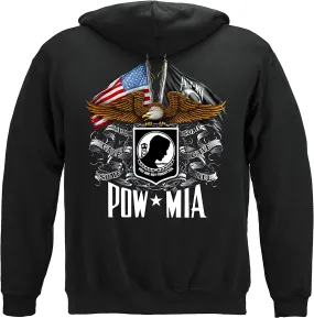 Double Flag Eagle Pow T Shirt