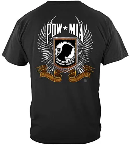 Double Flag Eagle Pow T Shirt
