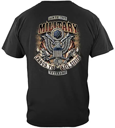 Double Flag Eagle Pow T Shirt