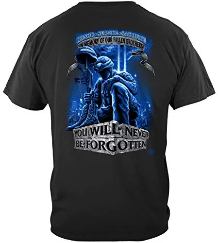 Double Flag Eagle Pow T Shirt