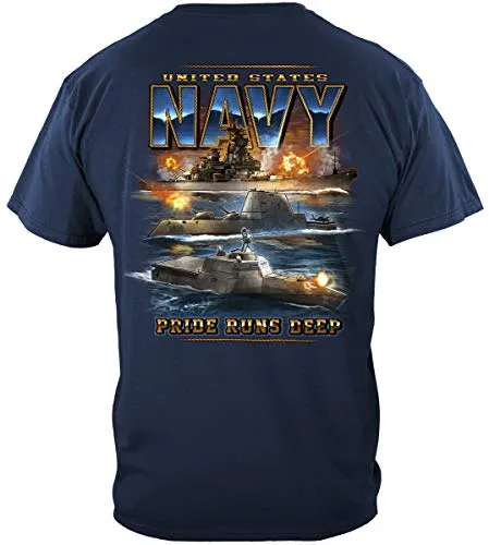 Double Flag Eagle Pow T Shirt