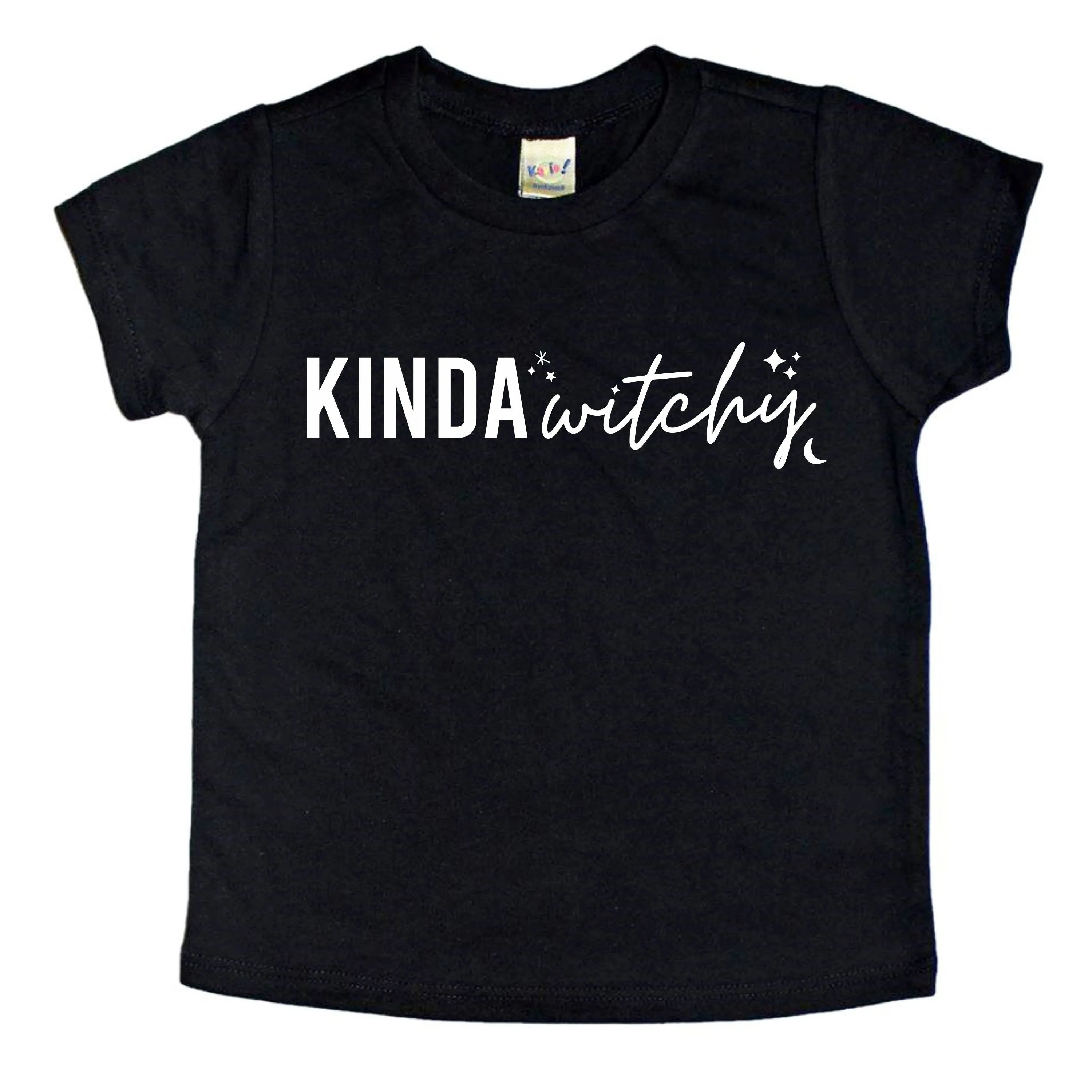 Kinda Witchy Kids Tee Black