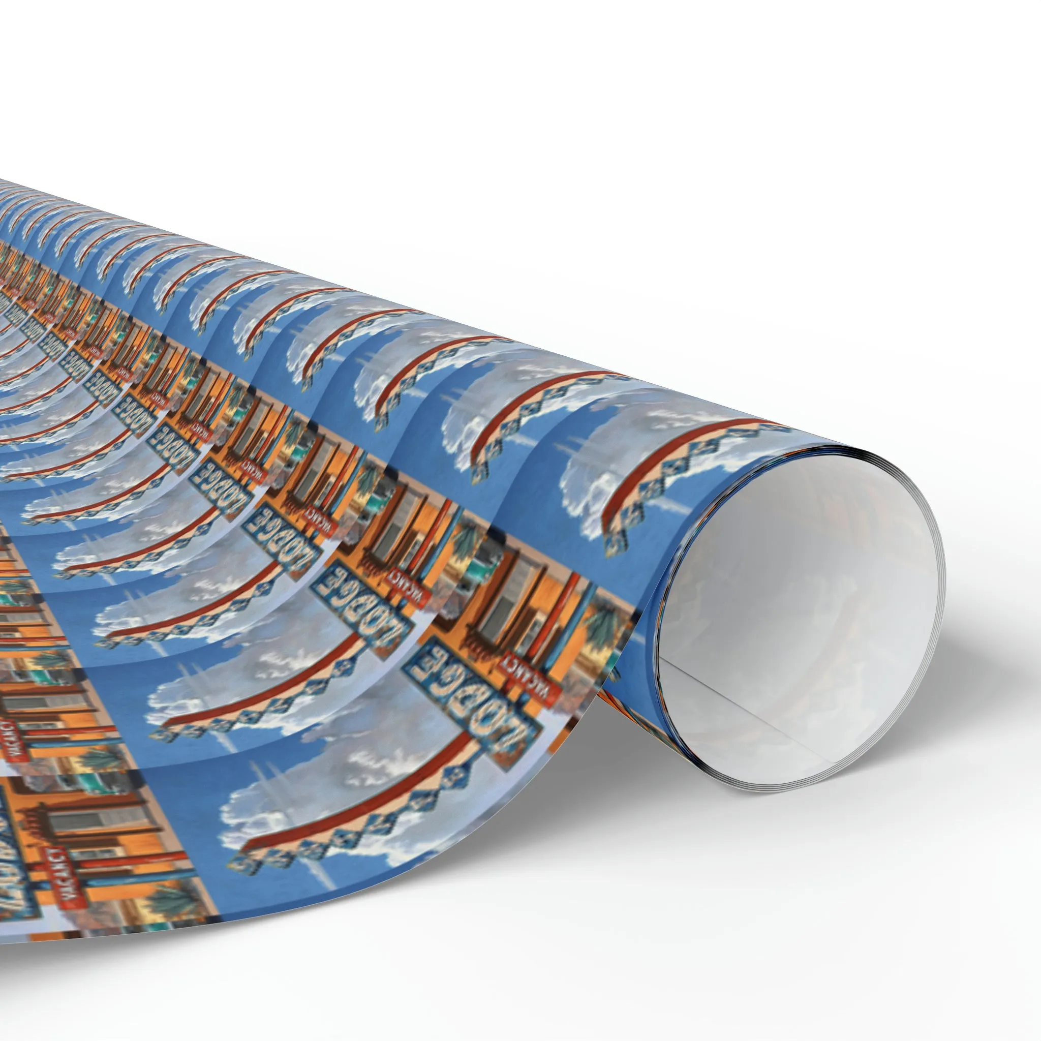 Santa Fe Lodge Wrapping Paper
