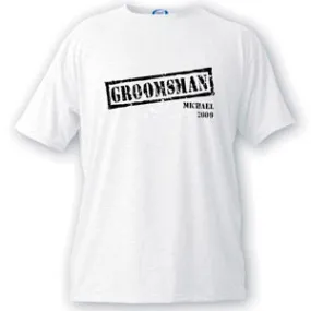 Stamp Series Groomsman T-shirt