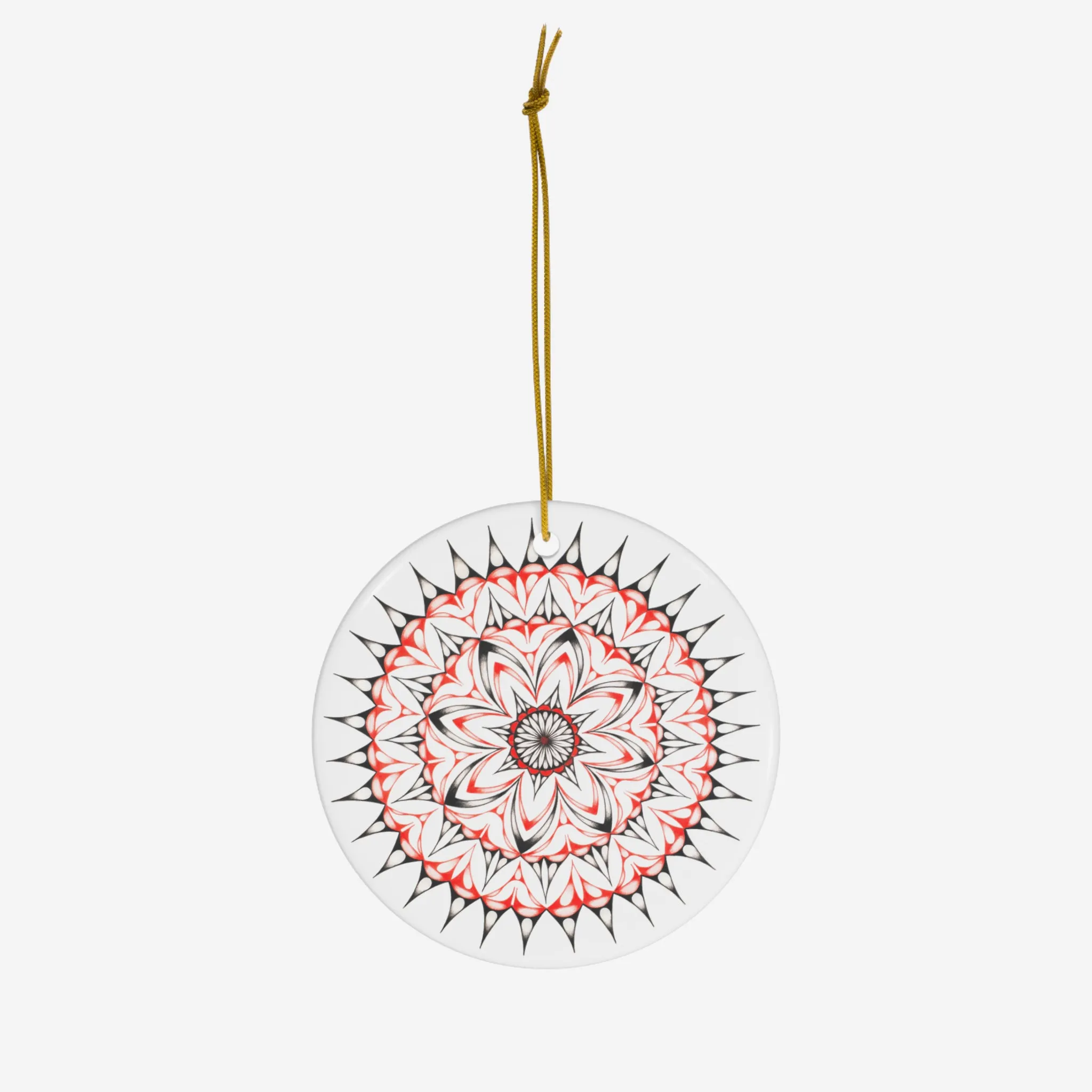 Starburst Ceramic Ornament