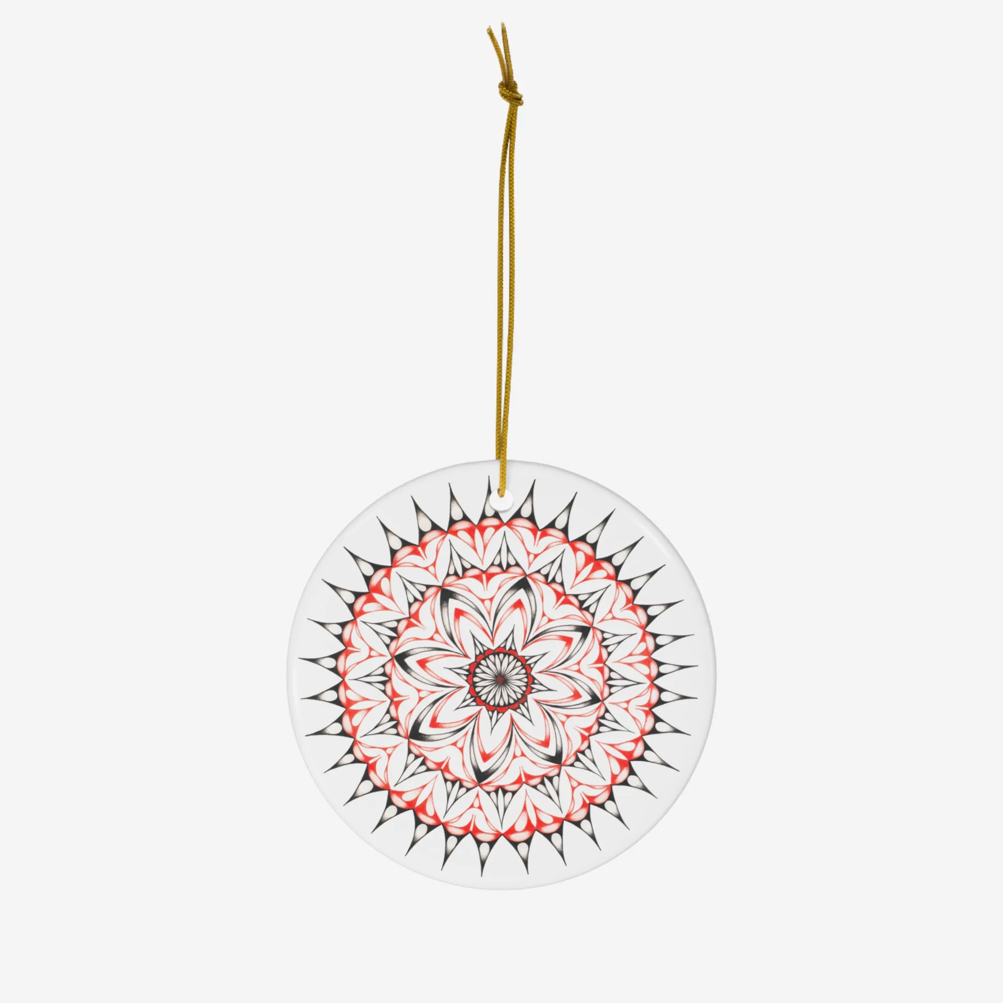 Starburst Ceramic Ornament