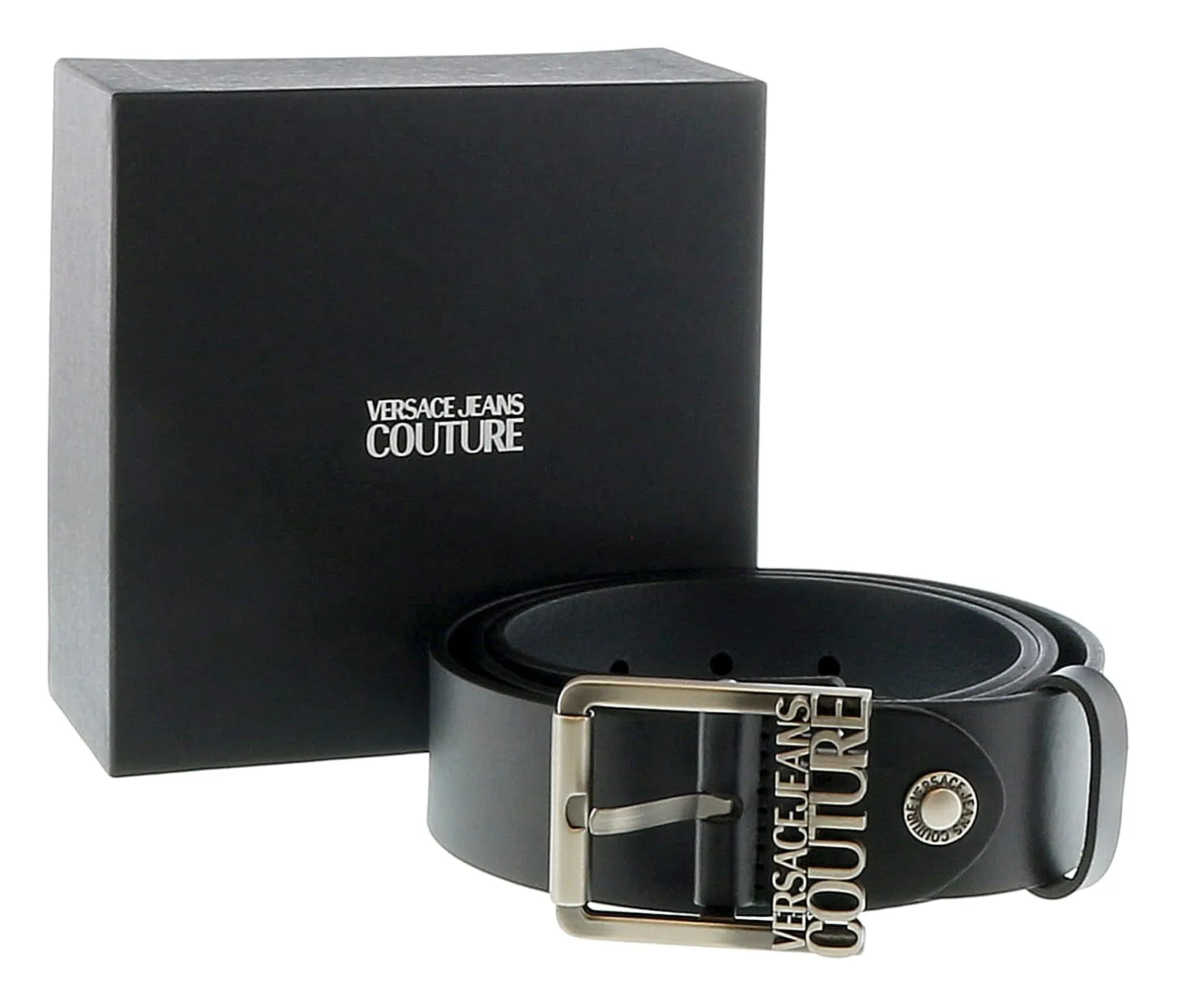 Versace Jeans Couture Signature Buckle Adjustable Mens Belt