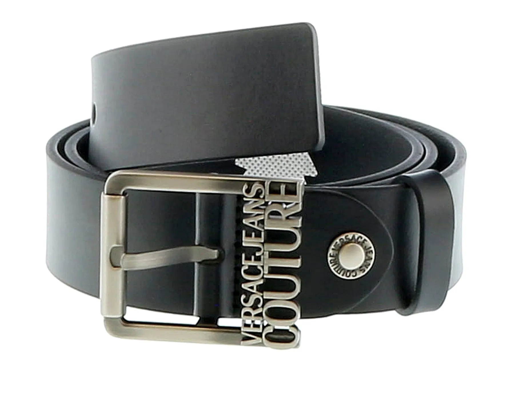 Versace Jeans Couture Signature Buckle Adjustable Mens Belt