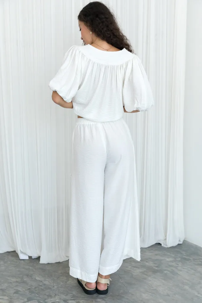 Wide Leg Pant | Ivory