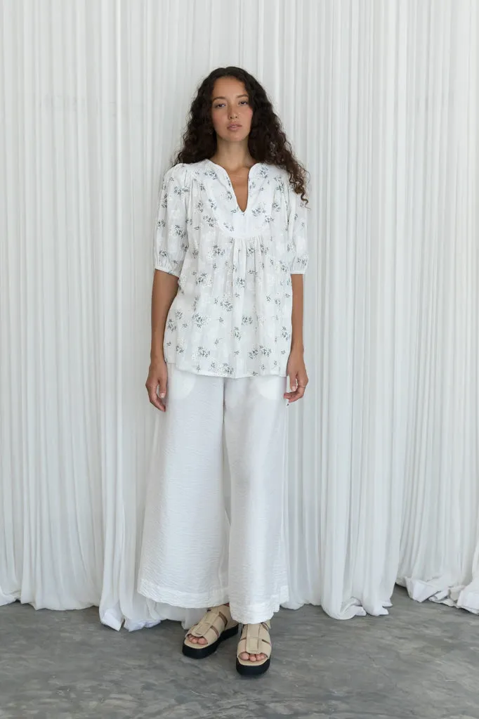 Wide Leg Pant | Ivory